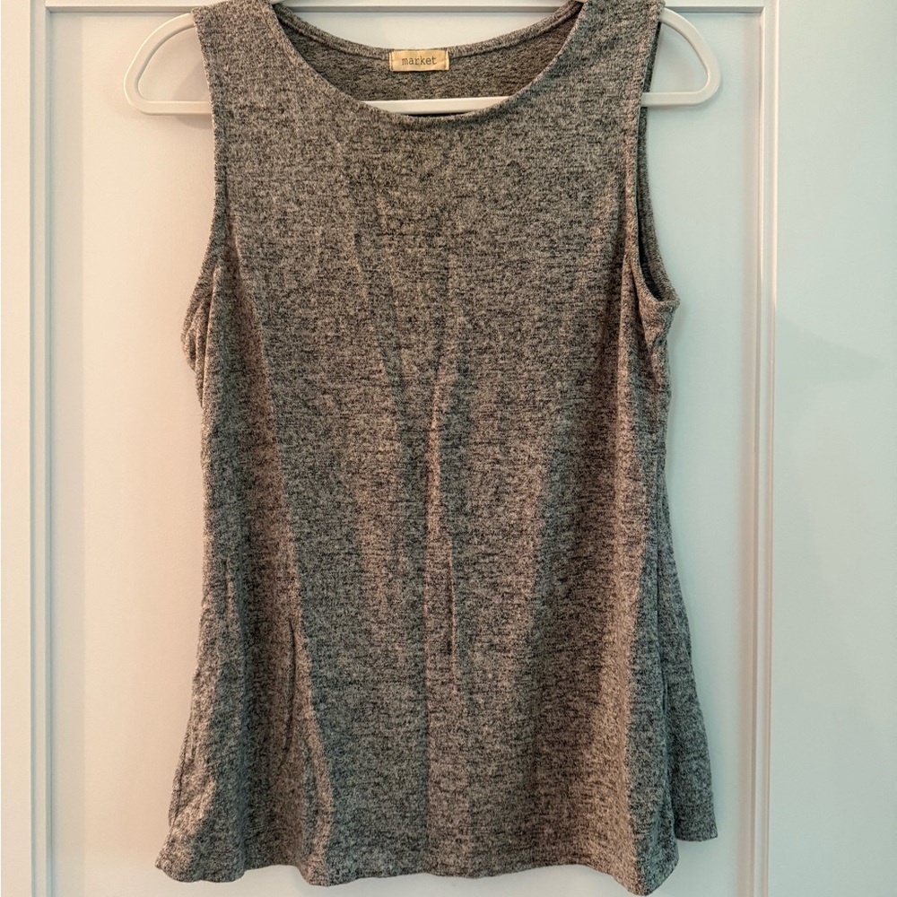 Market Gray Tank Top Sleeveless